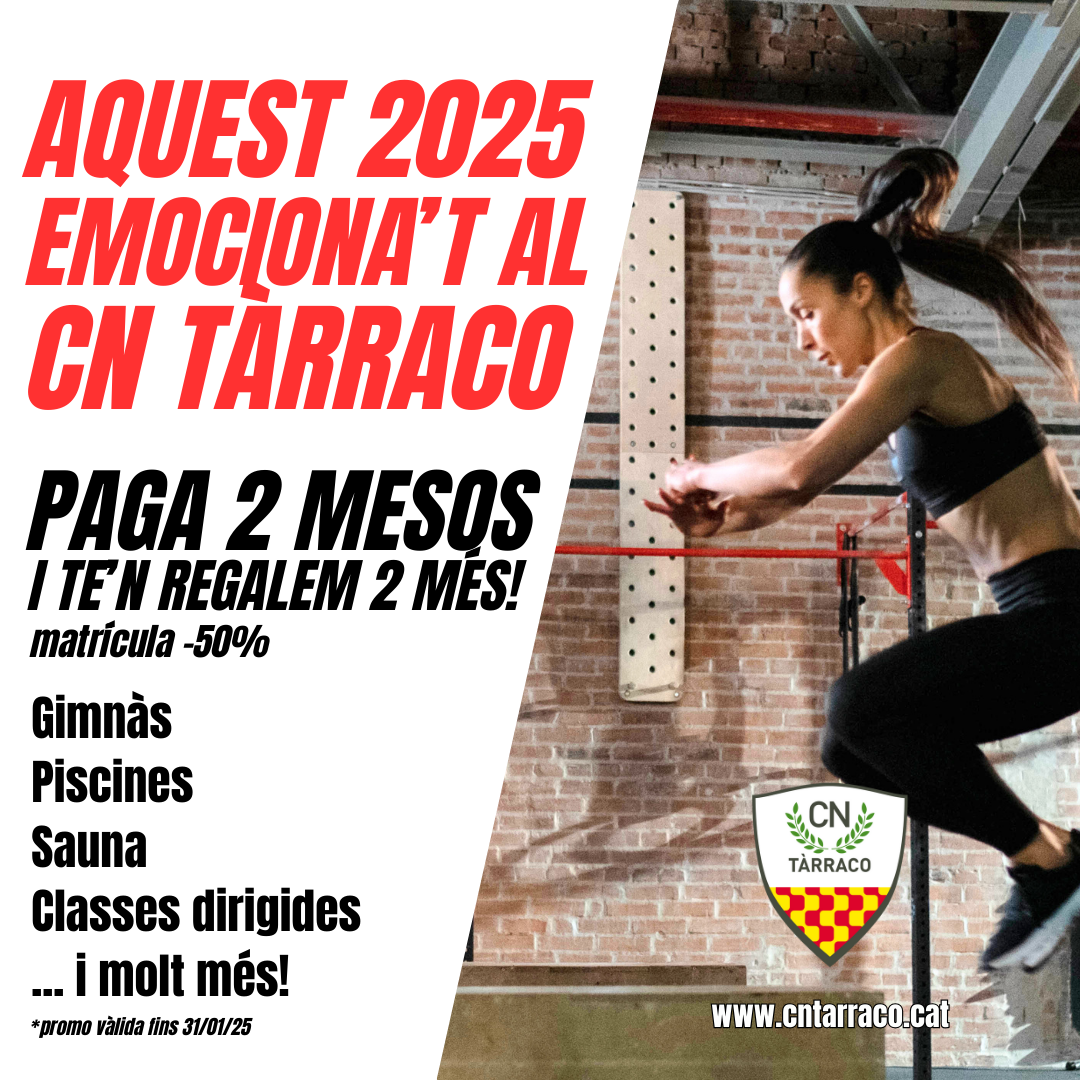 AQUEST 2025, EMOCIONA'T AL CN TÀRRACO!